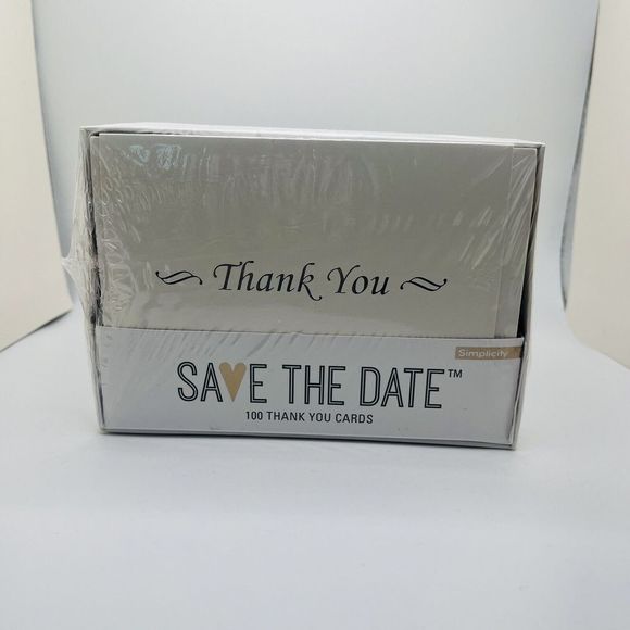 100 Pack Blank Thank You Cards for Business Wedding Birthday 5.5”w x 4”h - Picture 7 of 8